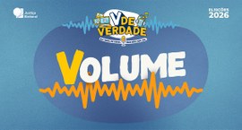 Identidade visual do 2º episódio da websérie do TSE “V de Verdade – Em terra de fatos, fake não ...