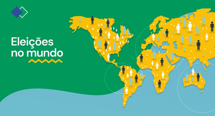 Identidade visual da série Eleições no mundo