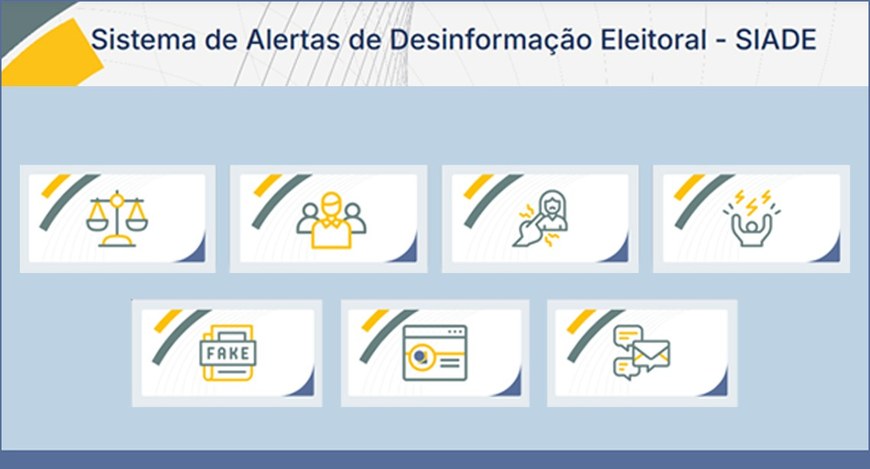 Siade permite que eleitor envie denúncia anônima sobre conteúdos falsos que possam afetar a inte...