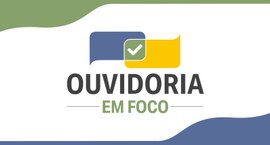 Identidade visual da série Ouvidoria em Foco
