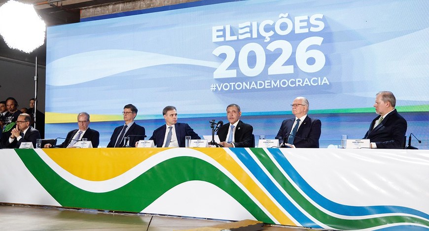 Ministro Kassio Nunes Marques destacou a participação dos eleitores, apresentou dados da votação...