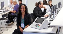 Rosângela Eusébio Marques é uma das investigadoras do Teste da Urna 2025. Foto: Alejandro Zambra...