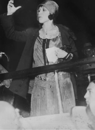 Imagem 4.21-editado.jpg com a legenda <em>Natércia da Silveira, candidata avulsa pelo Distrito Federal, não foi eleita com 3.458 votos (segundo turno),</em> 1928. <br/><strong>Arquivo Nacional</strong>