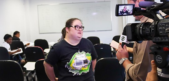 03.07.2024 -  Estudantes do projeto SoleTRE visitam Biblioteca do TRE-MT