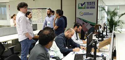 17.05.2024 - Último dia da fase de confirmação da 7ª edição do Teste Público de Segurança da Urn...