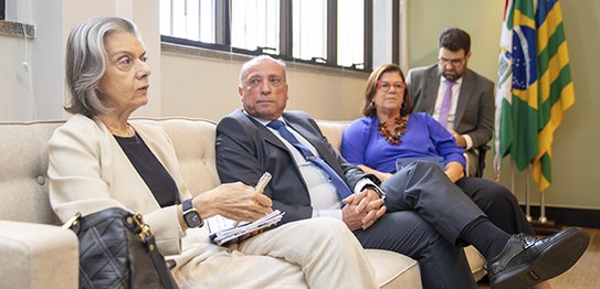 17.06.2024 Ministra Cármen Lúcia  em visita ao TRE GO