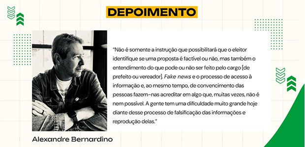 18.07.2024 - O que o eleitor quer, proposta factível, personagem Alexandre