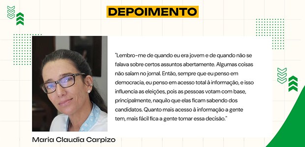 18.07.2024 - O que o eleitor quer, proposta factível, personagem Maria Cláudia