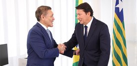 Presidente do TSE, ministro Kassio Nunes Marques, recebe representantes das Missões de Observaçõ...