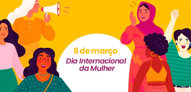 Arte 8 de março - Dia Internacional da Mulher