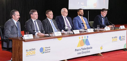 Assinatura do Pacto nacional pela paz e tolerância nas Eleições 2026 - 03.09.2026