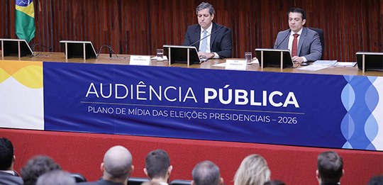 Audiência pública plano de mídia das eleições presidenciais 2026 - 20.08.2026