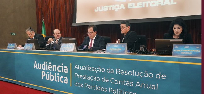 Audiência Pública  Regulamentação Lei dos Partidos Políticos