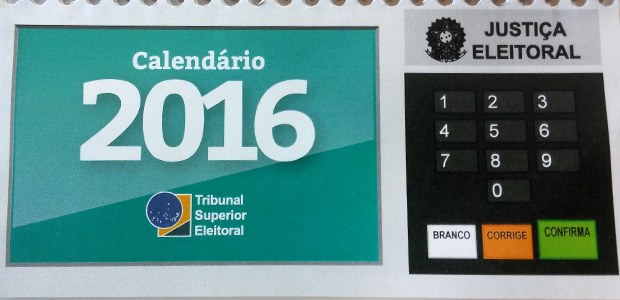 Calendário 2016 em 05.04.2016 Calendário 2016