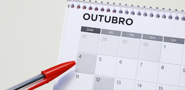 Calendário 4 de outubro