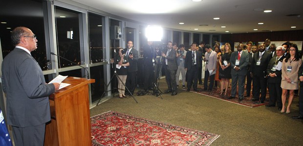 Cerimônia de boas vindas aos convidados internacionais em 29.09.2016 Cerimônia de boas vindas aos convidados internacionais