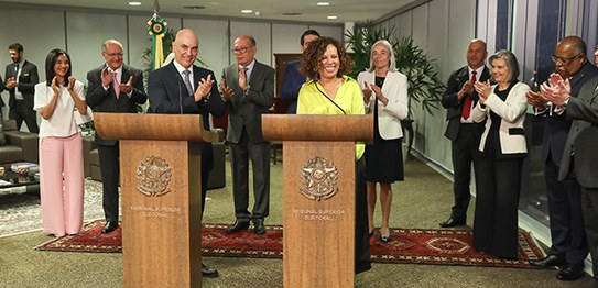 Cerimônia de posse da ministra Edilene Lobo - Foto: Antonio Augusto/Secom/TSE - 08.08.2023