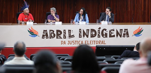 Ciclo de debates “Abril Indígena da Justiça Eleitoral” em 26.04.2023 - Foto: Antonio Augusto/Sec...