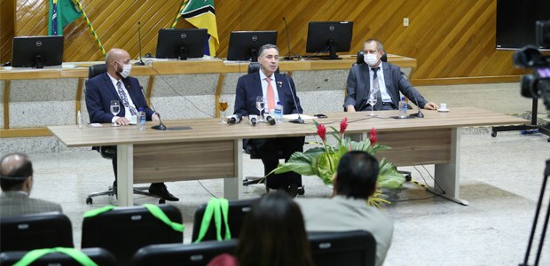 Coletiva de imprensa ministro Luís Roberto Barroso em Macapá - 05/12/2020