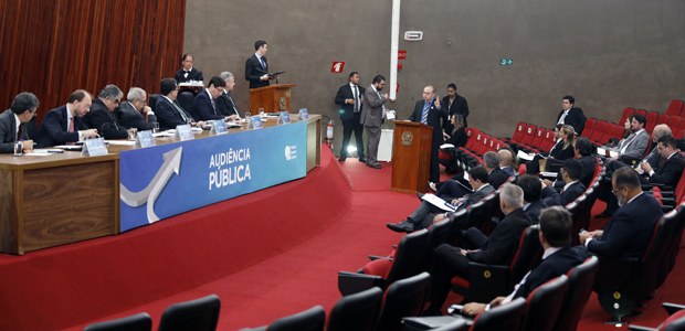 Daniel Santos Rocha Sobral do TRE-PI, durante audiência pública sobre decisão do STF no INQ 4435