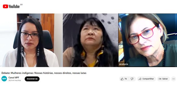 Debate: Mulheres indígenas - 15.03.2023 Debate: Mulheres indígenas - 15.03.2023