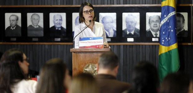 Dra. Polianna Pereira dos Santos do TSE, durante Comemoração ao Dia Internacional da Pessoa com ...
