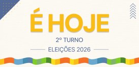 Esta é uma peça gráfica digital informativa e comemorativa sobre o calendário eleitoral brasilei...