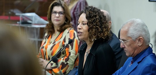Edilene Lôbo abre evento que discutiu igualdade étnica e racial na esfera eleitoral - 01.09.2023