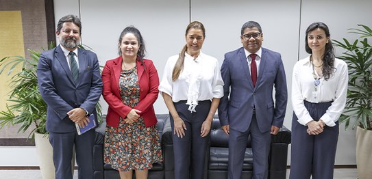 Eleições 2026: TSE recebe diplomatas da ONU, EUA, UE e Cuba - foto: Luiz Roberto/TSE 13.08.2026