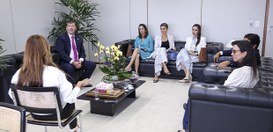 Eleições 2026: TSE recebe diplomatas da ONU, EUA, UE e Cuba - foto :Luiz Roberto/TSE 13.08.2026