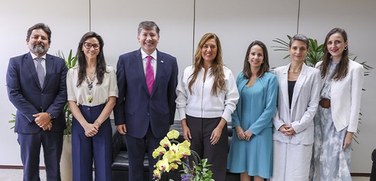 Eleições 2026: TSE recebe diplomatas da ONU, EUA, UE e Cuba - foto: Luiz Roberto/TSE 13.08.2026