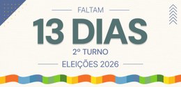 Esta é uma peça gráfica digital informativa e comemorativa sobre o calendário eleitoral brasilei...