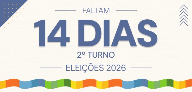 Esta é uma peça gráfica digital informativa e comemorativa sobre o calendário eleitoral brasilei...