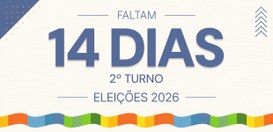 Esta é uma peça gráfica digital informativa e comemorativa sobre o calendário eleitoral brasilei...