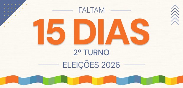 Esta é uma peça gráfica digital informativa e comemorativa sobre o calendário eleitoral brasilei...