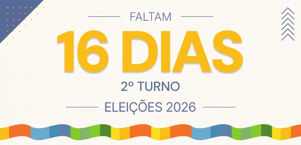 Esta é uma peça gráfica digital informativa e comemorativa sobre o calendário eleitoral brasilei...