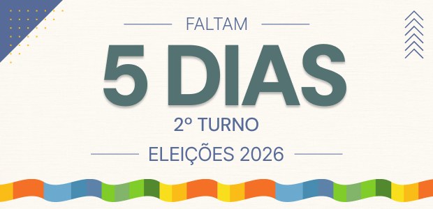 Esta é uma peça gráfica digital informativa e comemorativa sobre o calendário eleitoral brasilei...