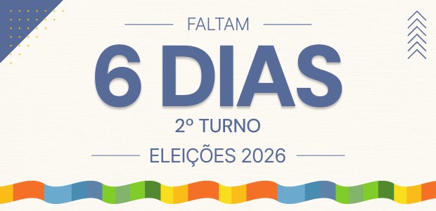 Esta é uma peça gráfica digital informativa e comemorativa sobre o calendário eleitoral brasilei...