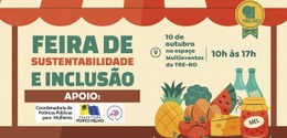 Feira de Sustentabilidade e Inclusão TRE Rondônia - 10.10.2025