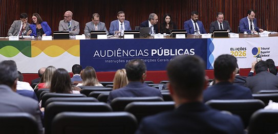 Foto: Alejandro Zambrana/Secom/TSE - 3° dia - Audiências Públicas - Instruções gerais para as El...