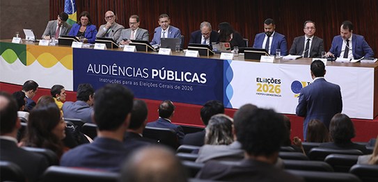 Foto: Alejandro Zambrana/Secom/TSE - 3° dia - Audiências Públicas - Instruções gerais para as El...