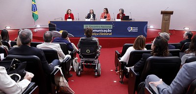 Foto: Alejandro Zambrana/Secom/TSE - Abertura do 4° Encontro Nacional de Comunicação da Justiça ...