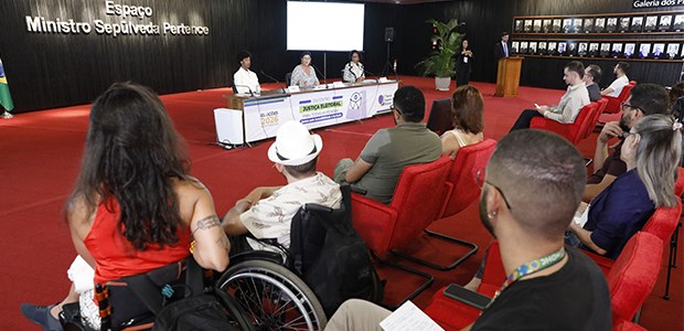 Foto: Alejandro Zambrana/Secom/TSE - Abertura do Encontro Justiça Eleitoral para todas as pessoa...