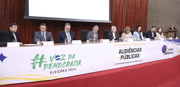 Foto: Alejandro Zambrana/Secom/TSE - Audiência Pública - Resoluções das Eleições 2024 – 25.01.2024