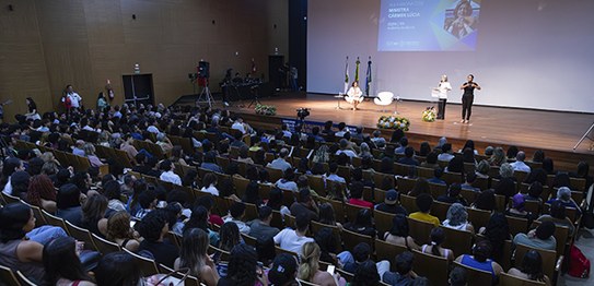 Foto: Alejandro Zambrana/Secom/TSE - Aula magna da presidente do TSE, ministra Cármen Lúcia, na ...