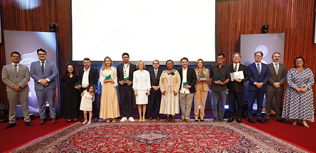 Foto: Alejandro Zambrana/Secom/TSE - Cerimônia de entrega do Prêmio Justiça Eleitoral - Premiado...