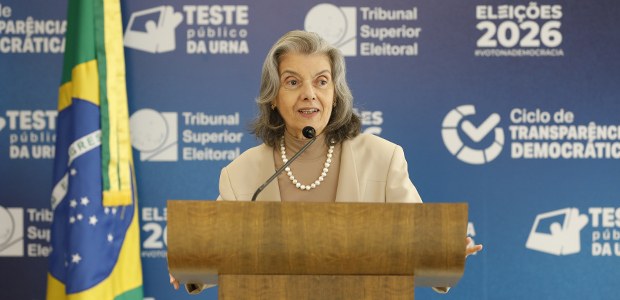 Foto: Alejandro Zambrana/Secom/TSE - Ministra Cármen Lúcia faz abertura da 8ª edição do Teste Público de Segurança dos Sistemas Eleitorais - 01.12.2025 Foto: Alejandro Zambrana/Secom/TSE - Ministra Cármen Lúcia faz abertura da 8ª edição do Teste Pú...