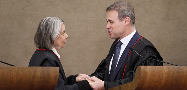 Foto: Alejandro Zambrana/Secom/TSE - Ministro André Mendonça é empossado integrante efetivo do T...