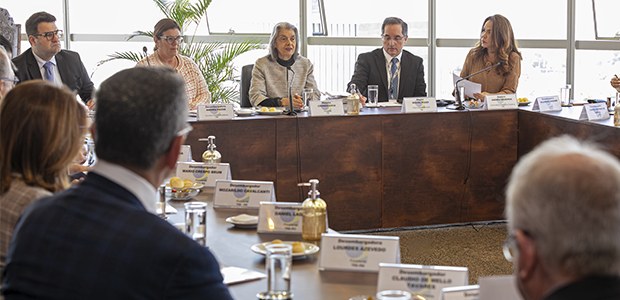 Foto: Alejandro Zambrana/Secom/TSE - Reunião com os presidentes dos TREs - 19.08.2025 