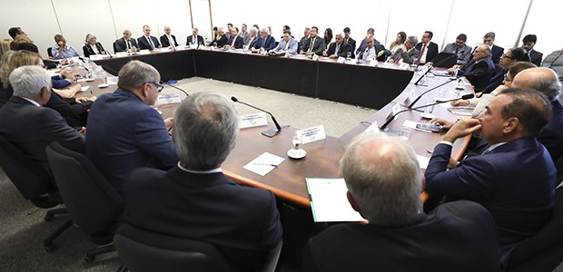 Foto: Alejandro Zambrana/Secom/TSE -  Reunião com Presidentes dos TREs - 12.03.2024